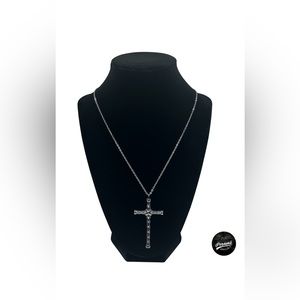 Silver Cross Pendant Necklace
